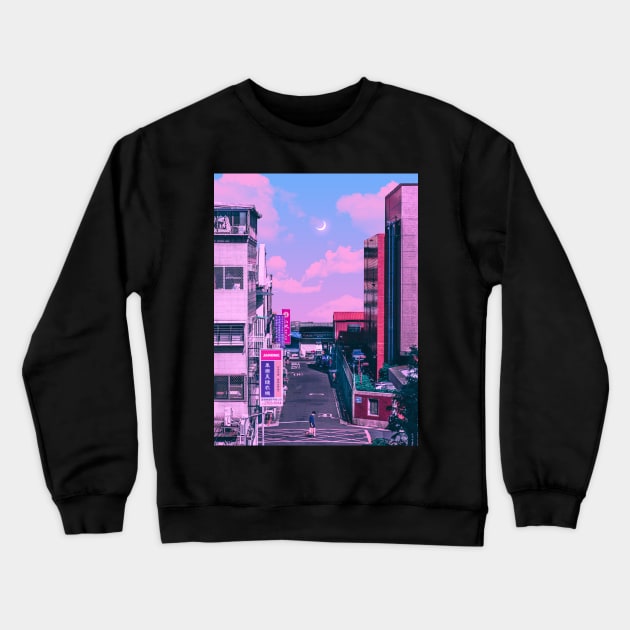 Anime vs Reality (Taipei) Crewneck Sweatshirt by Yagedan